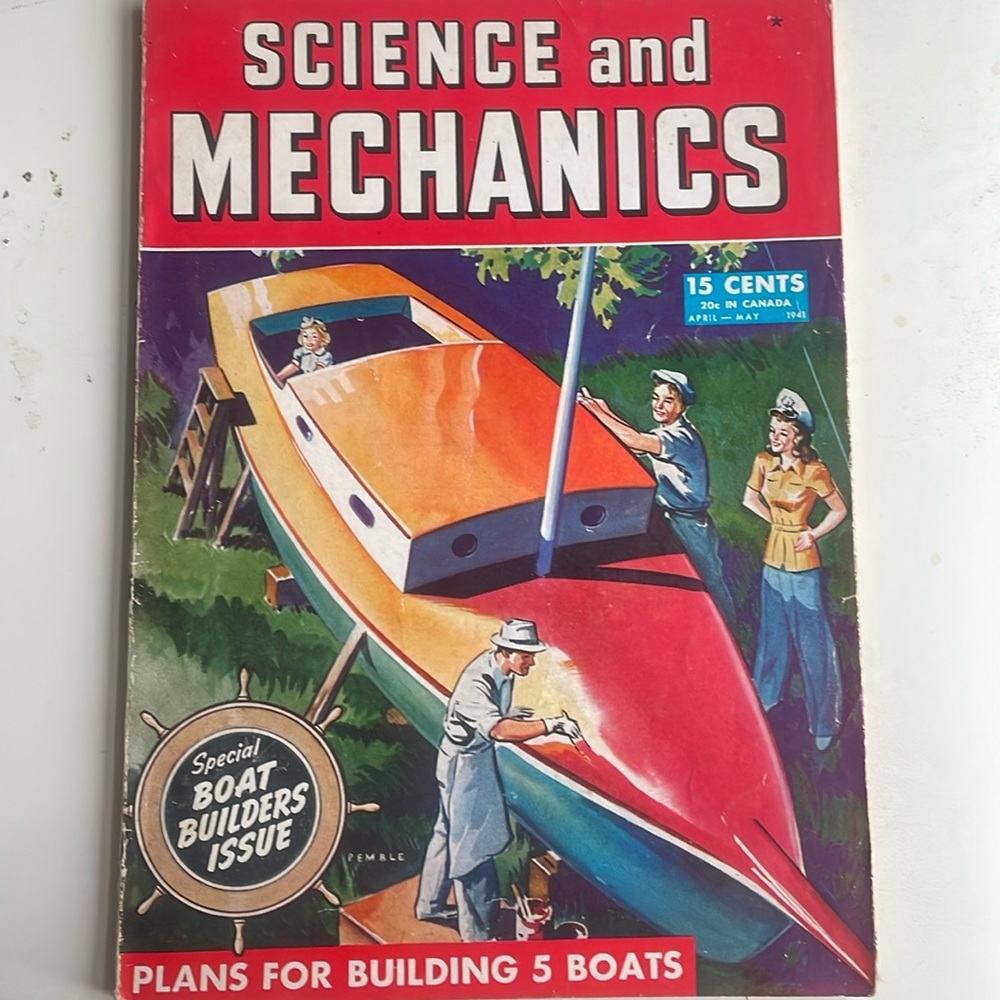 Vtg - Science and Mechanics 1941 - Magazine